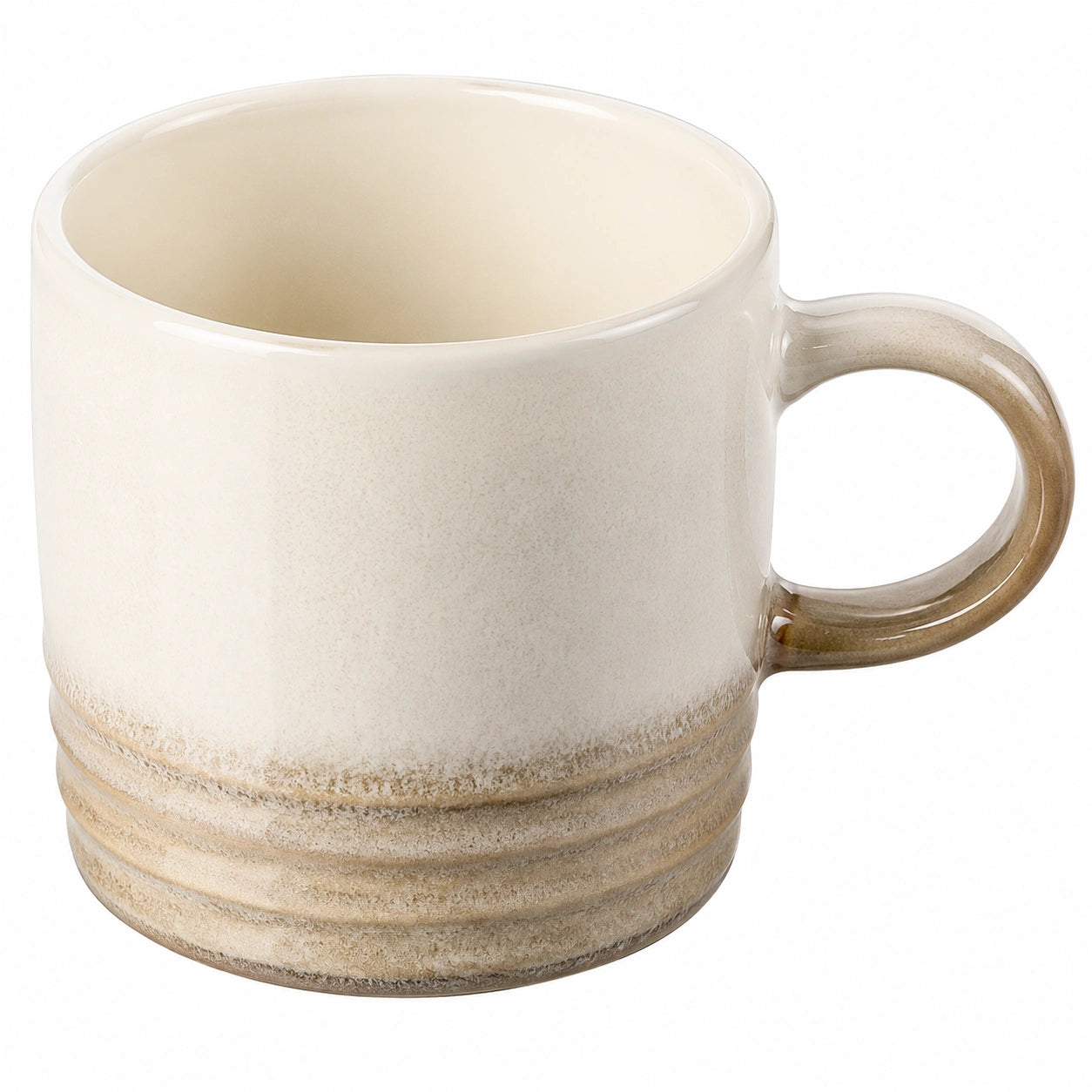 Tazza in Ceramica Smaltata Beige 350ml